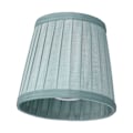 Miniatyrbillede 4 af 8: E14 stof lampeskærm blød klips på grøn stof lampe dæksel til hoteller haller soveværelser