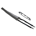 Miniatyrbild 8 av 8: Fjärrkontroll PU Läder Halsband Justerbar Lanyard med Aluminiumlegering Fäste för Mini3Pro RC med Skärm