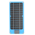Miniatyrbild 1 av 8: 5V 6W USB solpanel laddare IP67 utomhus vattentät mini monokristallin kisel solpanel laddare GKM320 145BL blå