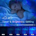 Miniatyrbild 5 av 5: Starry Ocean Wave Projektor LED Nattljus - Kid Sovrum Inredning