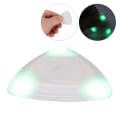 Miniatyrbillede 5 af 5: LED Light Guitar Pick med høj følsomhed og udskifteligt batteri - Grønt lysende Green