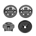 Miniatyrbillede 4 af 8: Mountain Road Cykel Computer Holder Stilk Top Cap Stopur GPS Speedometer Mount (Sort)