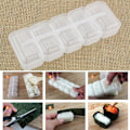 Miniatyrbillede 5 af 8: Universal Sushi Form Risbolde 5 Ruller Maker Non Stick Press Bento Værktøj Feriegave til Familie