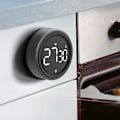 Miniatyrbild 3 av 5: Kökstimer Digital Timer med Stoppursfunktion och Nedräkningsdisplay Skärm Aluminiumlegering Hölje Justerbara Volymnivåer