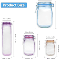 Miniatyrbild 2 av 5: 40-pack Mason Jar Ziplock-påsar för matförvaring