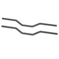 Miniatyrbilde 5 av 8: 2 stk RC rammeskinner i karbonfiber, lette og stabile chassisrammer for Axial SCX24 AXI90081 1/24 RC bil, svart