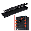 Miniatyrbild 2 av 5: 2st Optisk Enhet Datorchassi Frontpanel Fäste Drivrutinsbaffel Svamp