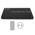 2x8 HD Multimedia Interface Switch 4Kx2K 2 ind 8 ud HD Multimedia Interface Distributør med IR fjernbetjening US stik