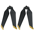 Miniatyrbild 2 av 8: 2 st Propeller Lågbrus Lätt Propeller Tillbehör Passar för Mavic AIR 2 DroneSvart Guld Kant
