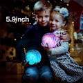 Miniatyrbilde 4 av 5: Månelampe 5.9 Tommer 16 Farger LED 3d, Fjernkontroll og Berøringskontroll USB-Lading
