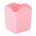 Miniatyrbillede 4 af 8: Opbevaringsboks Brevpapir Kosmetik- og manicureværktøj Container med Eiffeltårnsmønster Pink