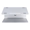 Miniatyrbillede 3 af 8: Computer Stand Sølv Justerbar Komfortabel Brug Anti Slip Rotation Design Laptop Stand