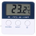 Miniatyrbild 6 av 8: 2 i 1 Termometer Hygrometer ℃/℉ Läge Hög Noggrannhet Hög Låg Temperatur Larm Termometer