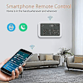 Miniatyrbillede 3 af 4: Smart Temperatur- og Luftfugtighedssensor Zigbee Trådløs Hygrometer Termometer med App-advarsler og Dataeksport