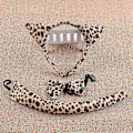 Miniatyrbild 1 av 3: Halloween djurdräkt set leopard