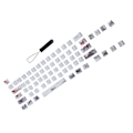 Miniatyrbilde 6 av 8: Keycaps PBT 5-sidig sublimering 71 taster tastaturcaps til mekaniske optiske tastaturer (engelsk russisk)