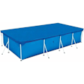 Miniatyrbillede 1 af 4: Rektangulært rørformet pooloverdækning, rektangulær swimmingpool overdækning, rørformede pools bobleoverdækning, regnslag - Blå (300X200CM)