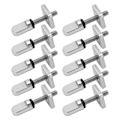 Miniatyrbillede 1 af 8: 10 stk 316 rustfrit stål finneskrue M4x19mm Rustfri surfbrætskrue til Longboards Finer
