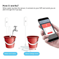 Miniatyrbilde 4 av 5: Tuya WiFi Vannsensor Lekkasjealarm Flomdetektor