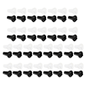 Miniatyrbilde 8 av 8: 60 stk PVC fiskekrok karper rigg ring stopper perler fiskefiksering buffer holder tilbehør