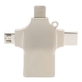 Miniatyrbild 8 av 8: OTG-adapter 3 i 1 Typ C Micro Ligthning till USB Maximalt 10 Gbps Zink-legering USB OTG-adapter för överföring Laddning