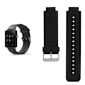 Miniatyrbild 5 av 8: Justerbart kiselgel watch Byte av armbandsur, passform för Garmin Vivoactive (svart)