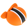 Miniatyrbild 8 av 8: Datakabelskydd söt tecknad björnform laddningskabelskydd för mobiltelefoner dator surfplatta datumlinjer orange