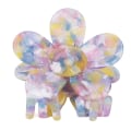 Miniatyrbild 8 av 8: Blomform Hårklämma Acetat Plast Hårkloklämma Bakhuvud Huvudbonader för kvinnor Flickor Färgglad blå