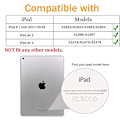 Miniatyrbild 2 av 5: 360-graders justerbart fodral för iPad 9.7' 5:e/6:e generation (2017/2018), iPad Air 2 och iPad Air - Auto Sleep/Wake-funktion