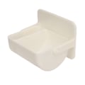 Miniatyrbillede 8 af 8: Vægmonteret makeup svampeholder med roterende bundafløbshuller design selvklæbende pudderpuffholder til badeværelse soveværelse