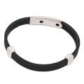 Miniatyrbillede 4 af 8: Silikone Armbånd Statisk Forebyggelse Håndledsstropper Band Eliminer Body Statisk Armbånd Stål og Sort