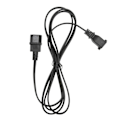 Pikkukuva 7 / 8: IEC-virtajohto IEC320 C14 -uros NEMA 1 15R -naarasvirtajohto pöytälampulle, kaiuttimelle, LCD-näytölle, 10A 125V