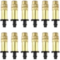 Miniatyrbillede 1 af 5: 12 Stk. Justerbare Kobber Spray Dryppere Til Havevanding Irrigation