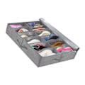 Miniatyrbillede 3 af 8: Underbed taske i nonwoven, foldbar, stor kapacitet, under seng opbevaringspose til hjem, hotel, sengelinned, grå