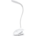 Miniatyrbilde 1 av 5: LED Bokleselys - Oppladbar Klemmelampe med USB-kabel, 3 Lysstyrkenivåer å Velge Mellom