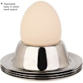 Miniatyrbilde 4 av 5: Eggkoppsett i rustfritt stål for løskokt egg, servise, kjøkkenutstyr