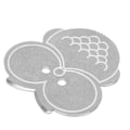 Miniatyrbilde 7 av 8: Rustfritt stål skrapebrett Fysioterapi Gua Sha Board Kroppsmassasje Gua Sha ToolDolphin