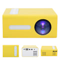 Miniatyrbillede 6 af 8: Husholdningsprojektor AV bærbar LED Mini CrossBorder med fjernbetjening 110240V (Jaune Prise EU)