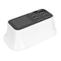 Pikkukuva 2 / 8: 8-porttinen USB-latausasema, nopea latausportti, USB-latausasema LED-näytöllä useille laitteille, älypuhelimille, tableteille, 100-240 V, AU-pistoke