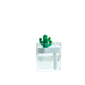 Miniatyrbilde 1 av 5: Mini Kaktus USB Kaldt Tåke Luftfukter med Nattelys - Ideell for Soverom, Hjem, Kontor og Bil - Tidsstyrt Automatisk Avslutning (Transparent)