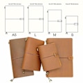 Pikkukuva 2 / 5: Vintage käsintehty nahkainen Traveler's Notebook Journal S passi 13x9 A08