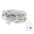 Miniatyrbillede 1 af 8: 2x2m 144LED Net Light LED Dekorative Mesh String Light Indendørs Udendørs Dekoration EU Stik 220V Hvid