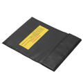 Miniatyrbilde 8 av 8: 18x23cm RC Lipo batteriveske Brannsikker eksplosjonssikker Lipo beskyttelsesveske for ladeoppbevaring Svart