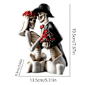 Miniatyrbilde 4 av 5: Resin Skjelett Figur Halloween Dekorasjon