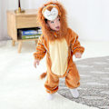 Miniatyrbild 5 av 5: Dinosaur Huvtröja Onesie Kostym för Barn, 6-12 Månader - Söt Djurdräkt för Halloween