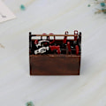 Miniatyrbild 5 av 5: 1:12 Miniatyr Barns Verktygslåda Dockhus Verktygslåda DIY Pedagogisk Leksak Modell Verktygsväska Låtsaslek Födelsedagspresent Barn Över 6 År