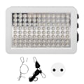 Miniatyrbillede 1 af 8: 1000W Plantevækstlampe ABS PET Plantelys Pære Panel Fuld Spektrum LED Grolys til Hjem Have AC 100‑277V EU Stik