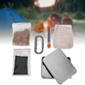 Pikkukuva 6 / 8: Ulkoilman alkuperäinen selviytymissytytystyökalu Meteoriitti Camping Fire Pricker Flint Set