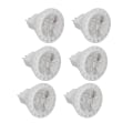 Miniatyrbilde 2 av 8: 6 stk MR11 LED lyspære 4W GU4 dobbel pin pære Dimbar 360lm lampe for gangvei hage landskapsområder 220V hvitt lys 6000K