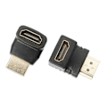 Pikkukuva 3 / 4: 6 kpl Suorakulmainen HDMI-liitin, 90 asteen ja 270 asteen HDMI-uros-naarasadapteri, Suorakulmainen nopea HDMI-adapteri, 90 astetta ja 270 astetta